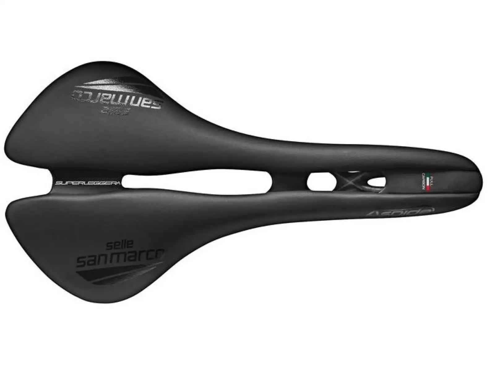 Selle San Marco Aspide Open-Fit Superleggera Wide Sattel Schwarz