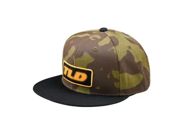 Troy Lee Designs Flat Bill Snapback Mütze Fade Out Olive Camo