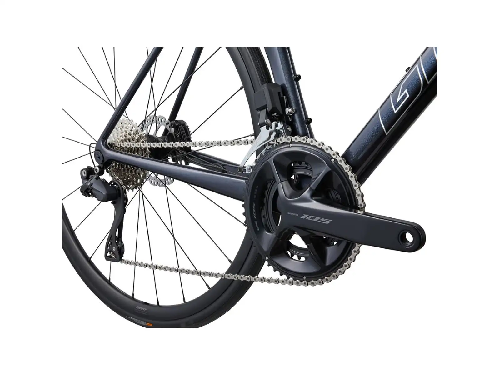 Giant TCR Advanced 1+ Disc-PC Rennrad cold night