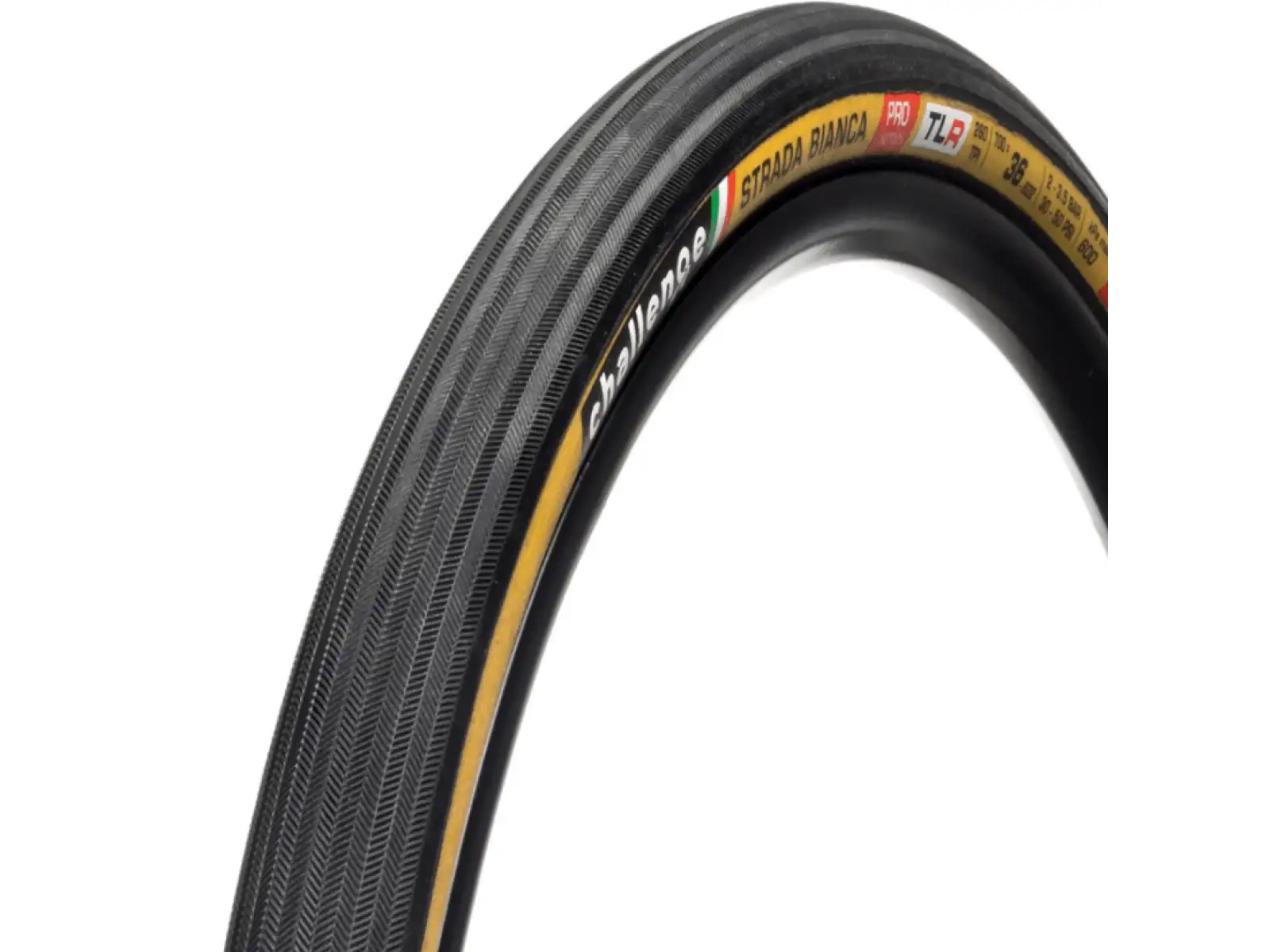 Challenge Strada Bianca TLR Pro 28" Reifen Kevlar Black/Tan