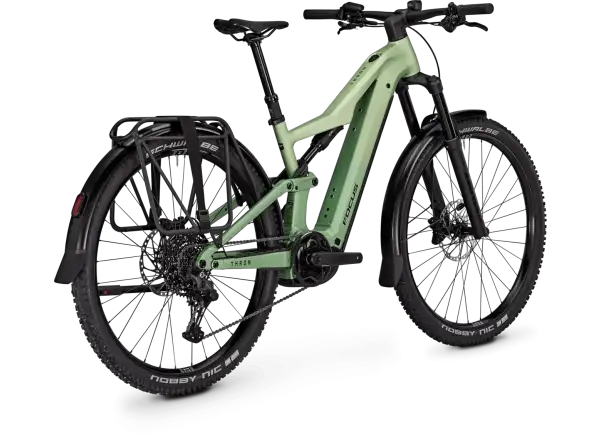Focus THRON 7 EQP 800Wh vollgefedertes E-Bike Mintgrey / Artichokegreen