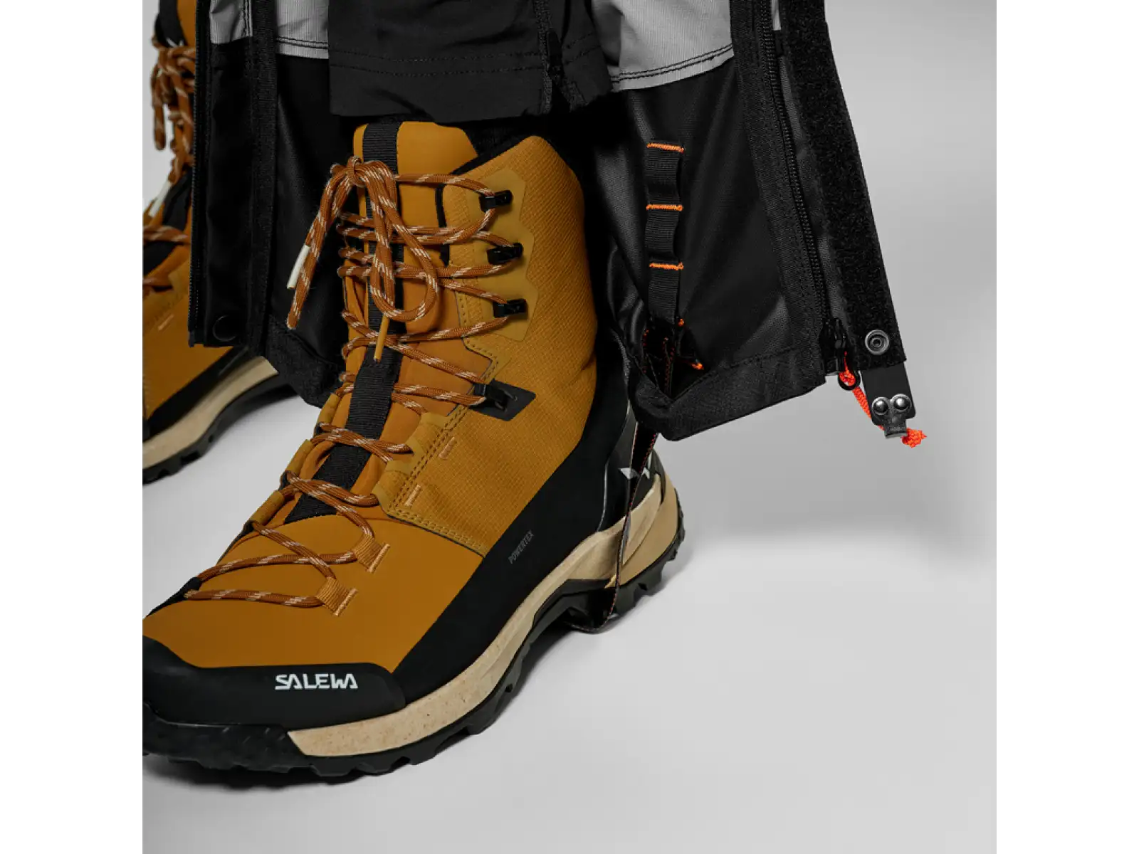 Salewa Puez PTX Trekking Gamaschen Black