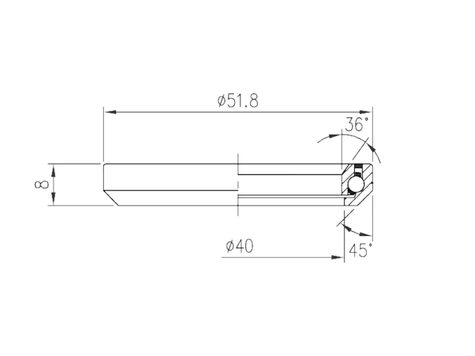 FSA ACB 073E MR127 Lager 36x45 1,5"