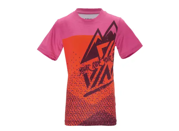 Silvini Denni Kinder Kurzarmtrikot orange/fuchsia