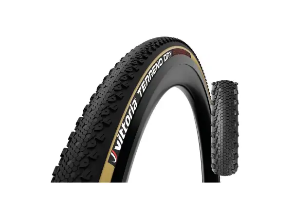 Vittoria Terreno Dry 33 mm 28" Schlauchreifen Para-Blk-Blk G2.0 Gravel Reifen