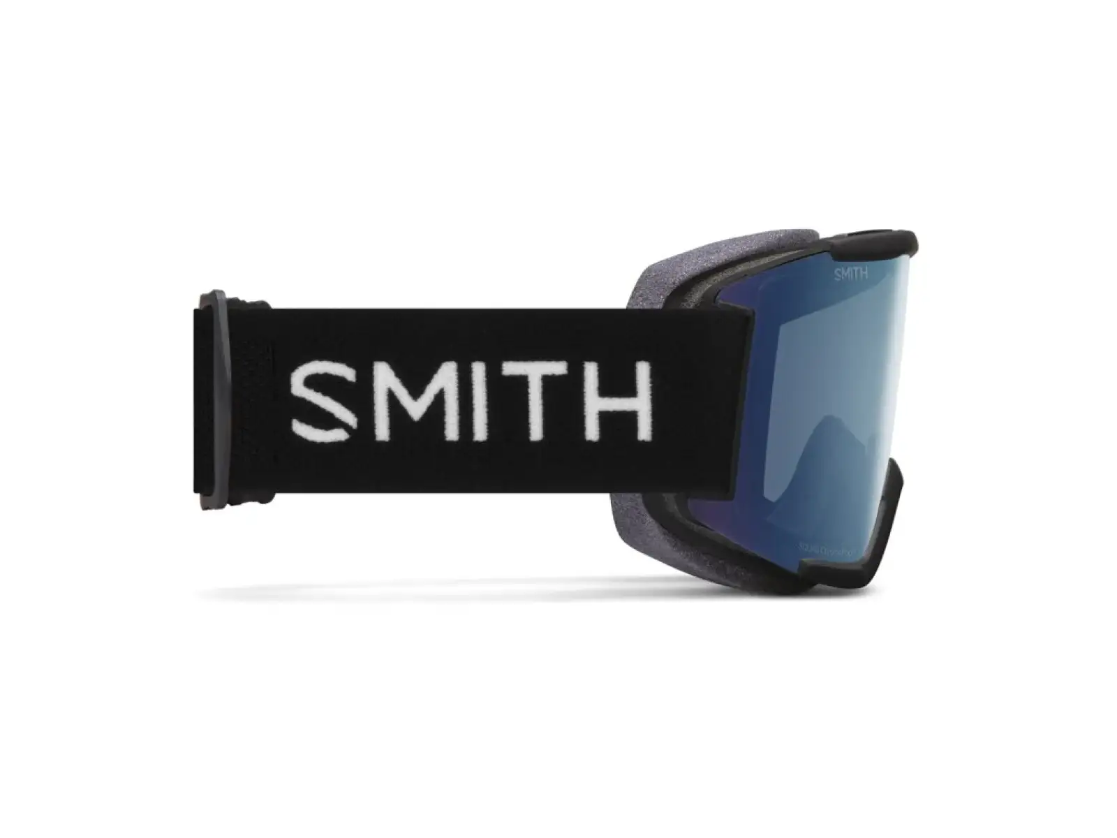 Smith Squad Skibrille schwarz / ChromaPop Everyday Blue Mirror + Yellow