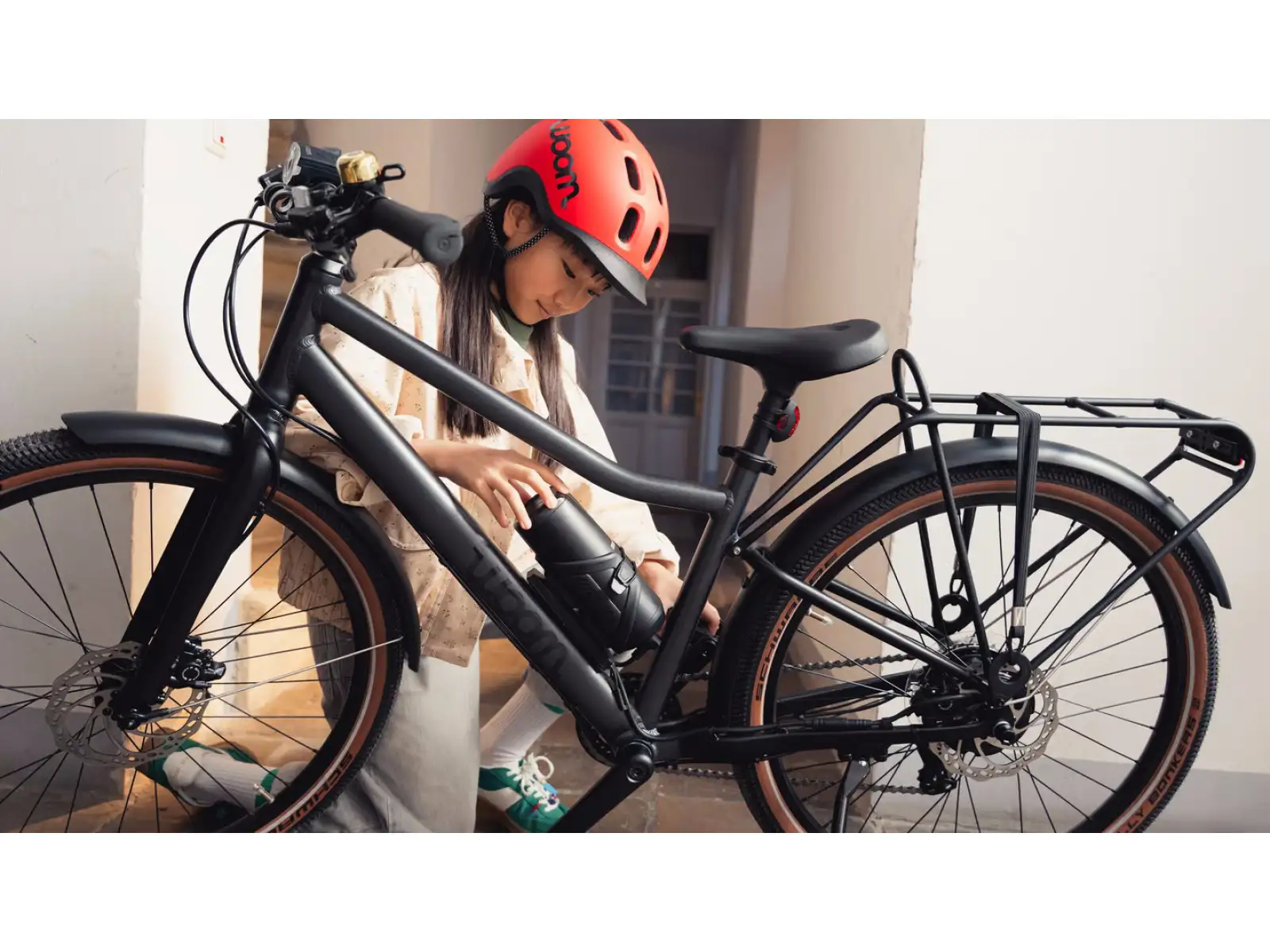 Woom Explore e 5 Kinder E-Bike Graphite Grey