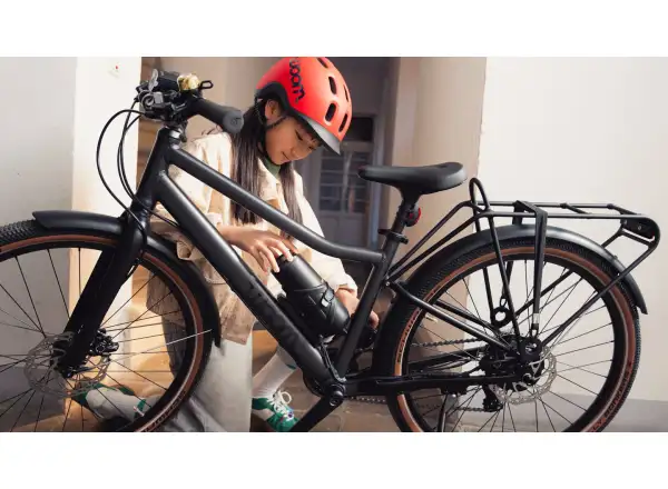Woom Explore e 5 Kinder E-Bike Graphite Grey