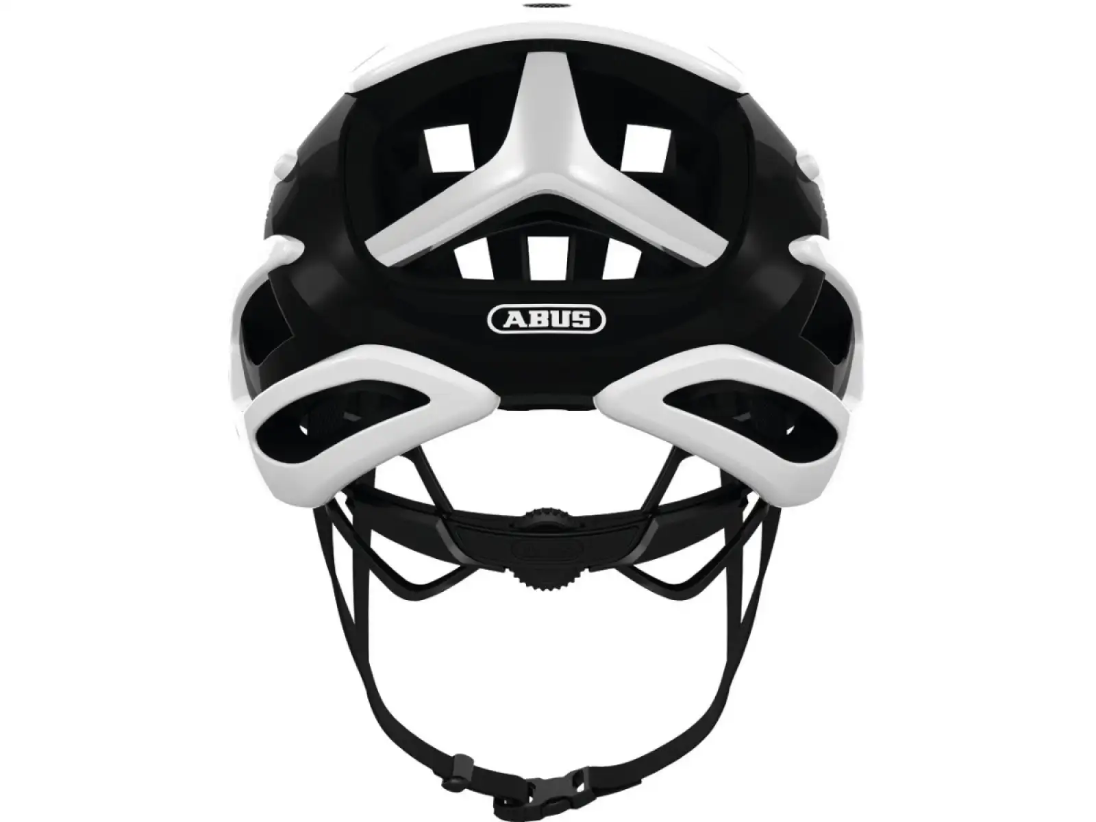 Abus AirBreaker Helm Polar Weiß Glänzend
