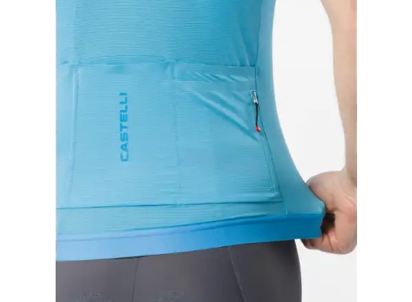 Castelli Espresso 2 Herren-Trikot Kurzarm Neon Cobalt