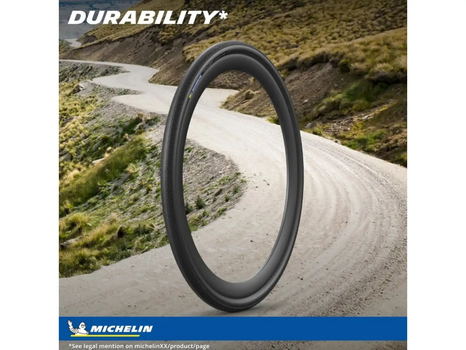Michelin Power Adventure TS TLR Wettbewerbslinie 650bx48 Schotterreifen Kevlar Schwarz