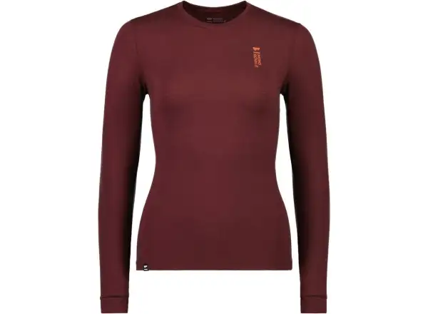 Mons Royale Cascade Merino Flex 200 Damen Langarmshirt dunkle Schokolade
