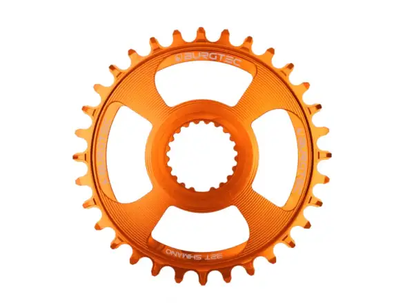 Burgtec Thick Thin DM Shimano kettenblatt 32 Zähne orange