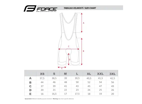 Force Fame Herren-Shorts mit Polsterung und Latz Schwarz/Weiß