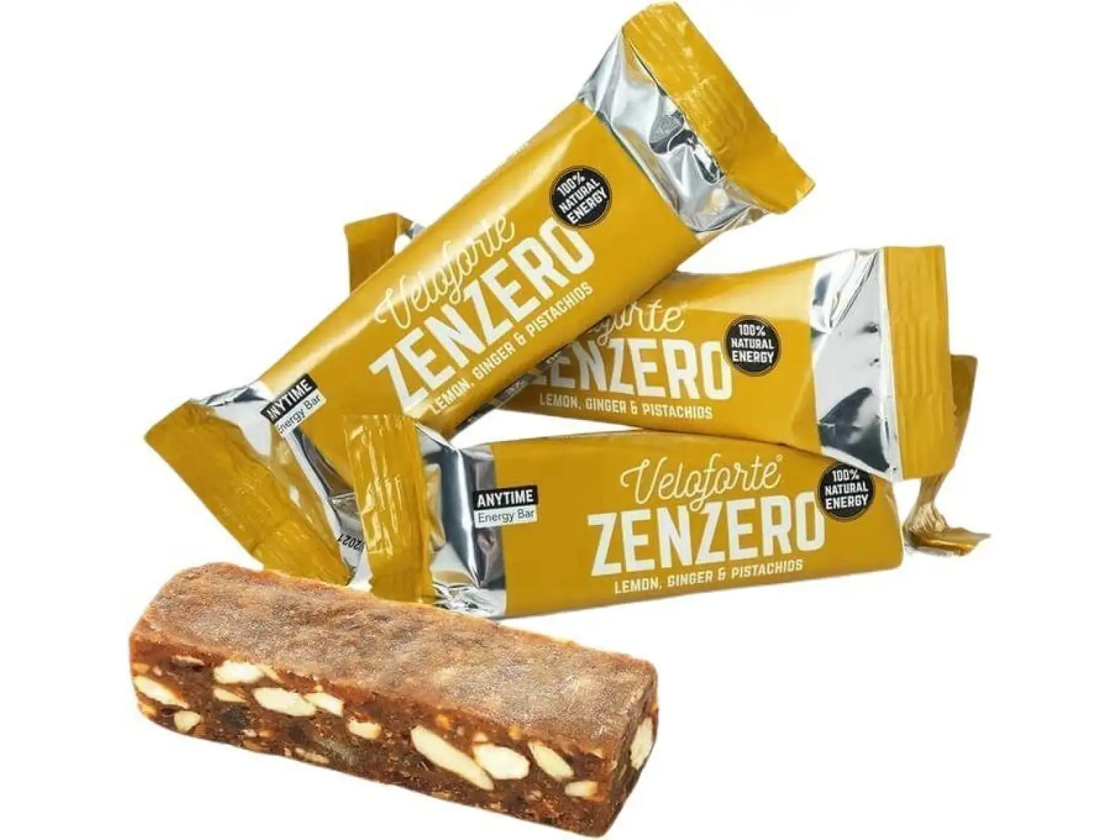 Veloforte Zenzero Riegel 70 g Zitrone/Ingwer/Pistazien