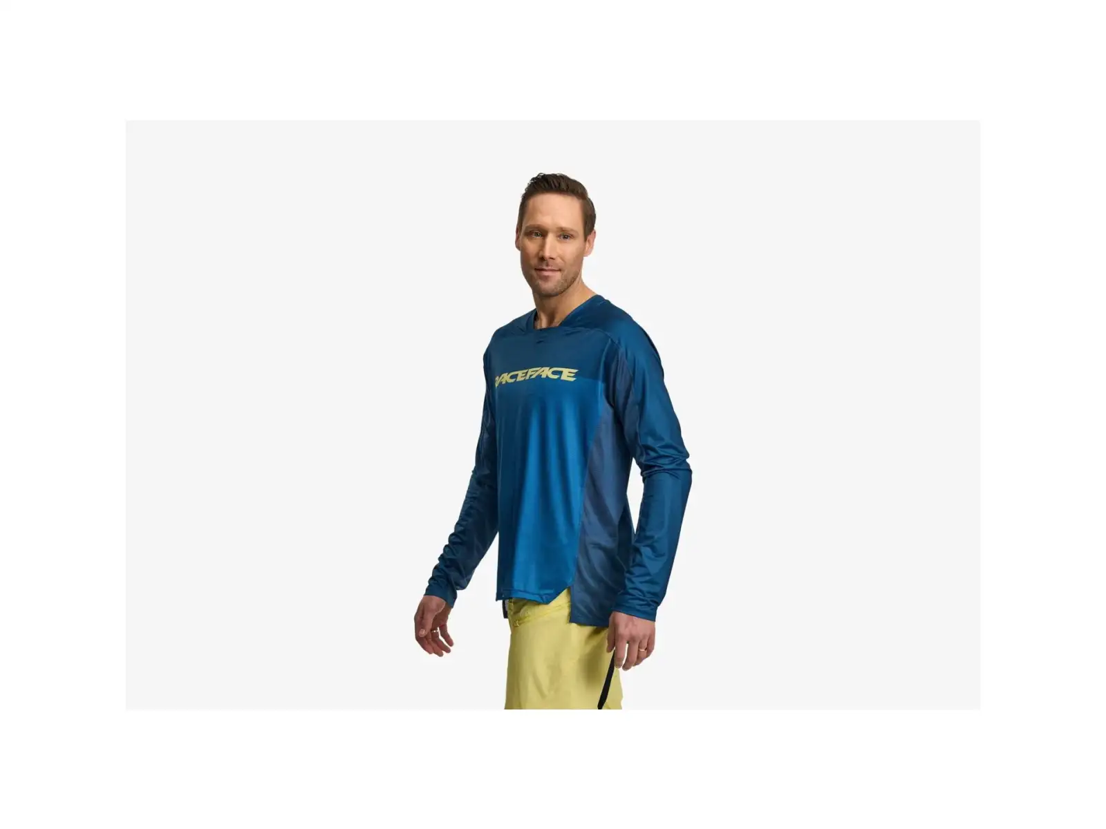 Race Face Diffuse Herren Langarmshirt Navy.