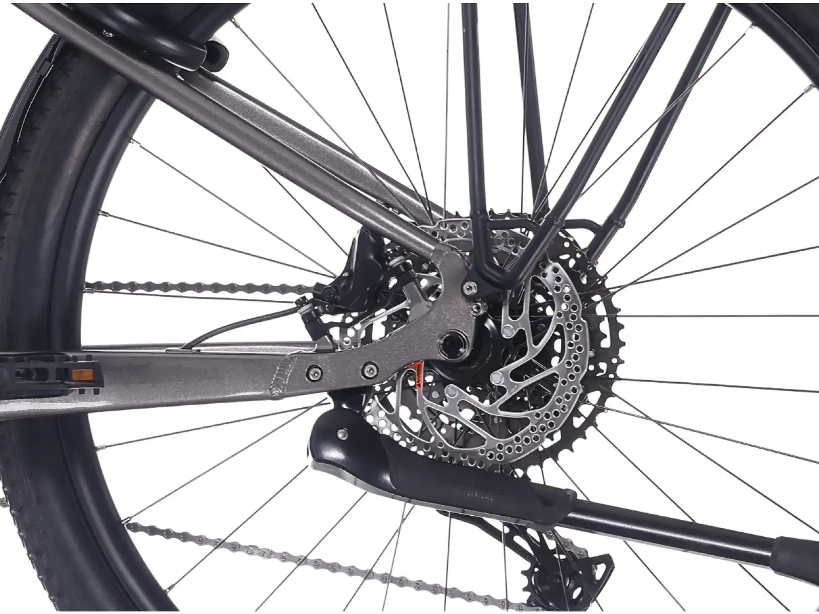 Rock Machine eBlizz B90T E-Mountainbike Gloss Stone Grey
