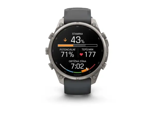 Garmin Fénix 9 Pro inReach 47 mm Smartwatch Titanium Graphite/Black