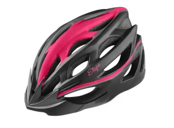 Etape Vesper Fahrradhelm schwarz/pink matt