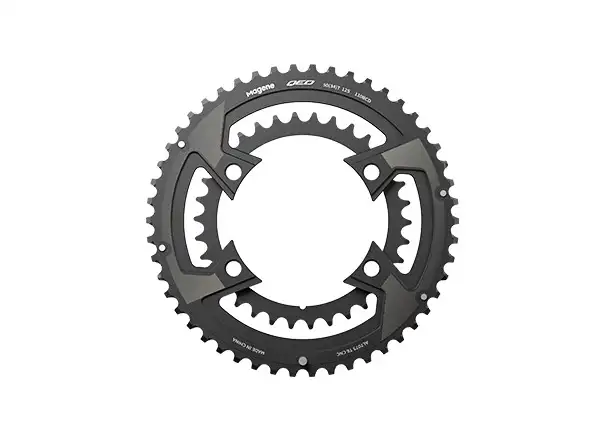 Magene QED 110BCD 12sp. Kettenblätter mit 50/34 Zähnen.