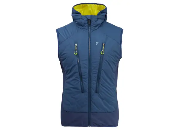 Silvini Polaro Herren-Skitourenweste Navy/Lime
