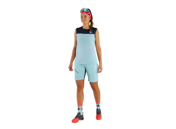 Dynafit Traverse S-Tech Damen ärmelloses Shirt Marine Blue/Blueberry