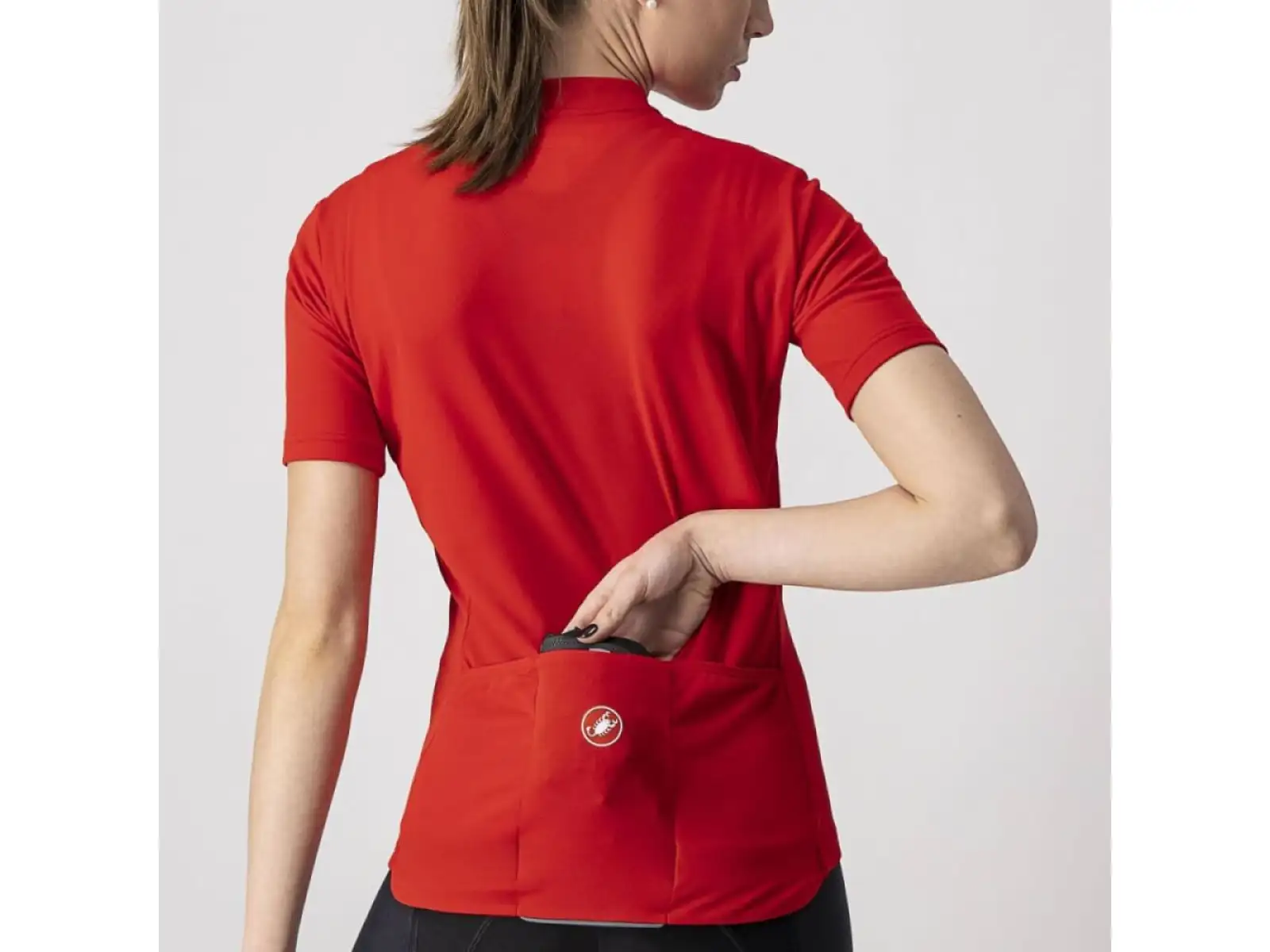 Castelli Squadra Stretch Damen Windjacke light black/dark gray