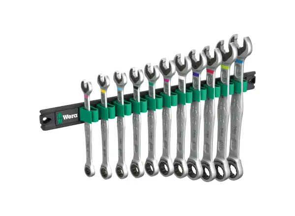 Wera 9630 Magnetleiste 6000 Joker 1 Ratschen-Ringmaulschlüssel Satz 11 Stk.