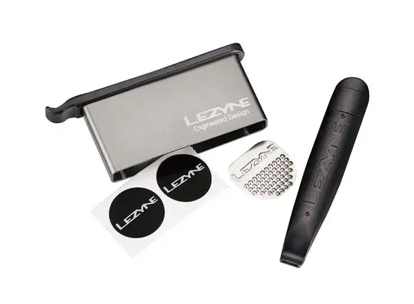 Lezyne Lever Kit Reifenreparaturset in Aluminiumbox + Reifenheber