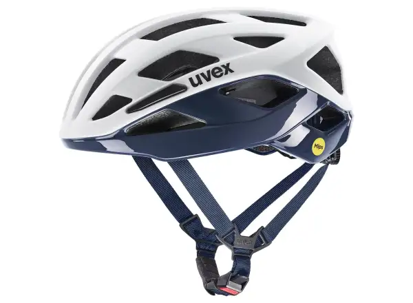 Uvex I-Volume Mips Helm White/Dusk Blue Matt