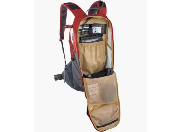 Evoc Ride 12 Rucksack 12 l + Trinkblase 2 l Chilirot/Kohlegrau