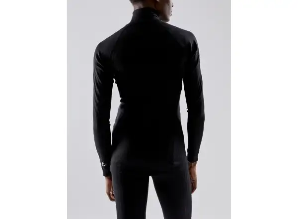 Craft Active Extreme X Zip Damen Langarmshirt Schwarz