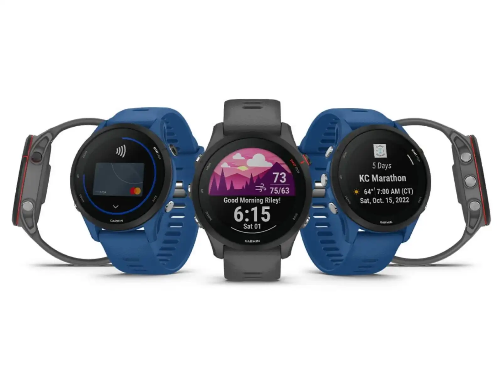 Garmin Forerunner 255 Smartwatch Tidal Blue