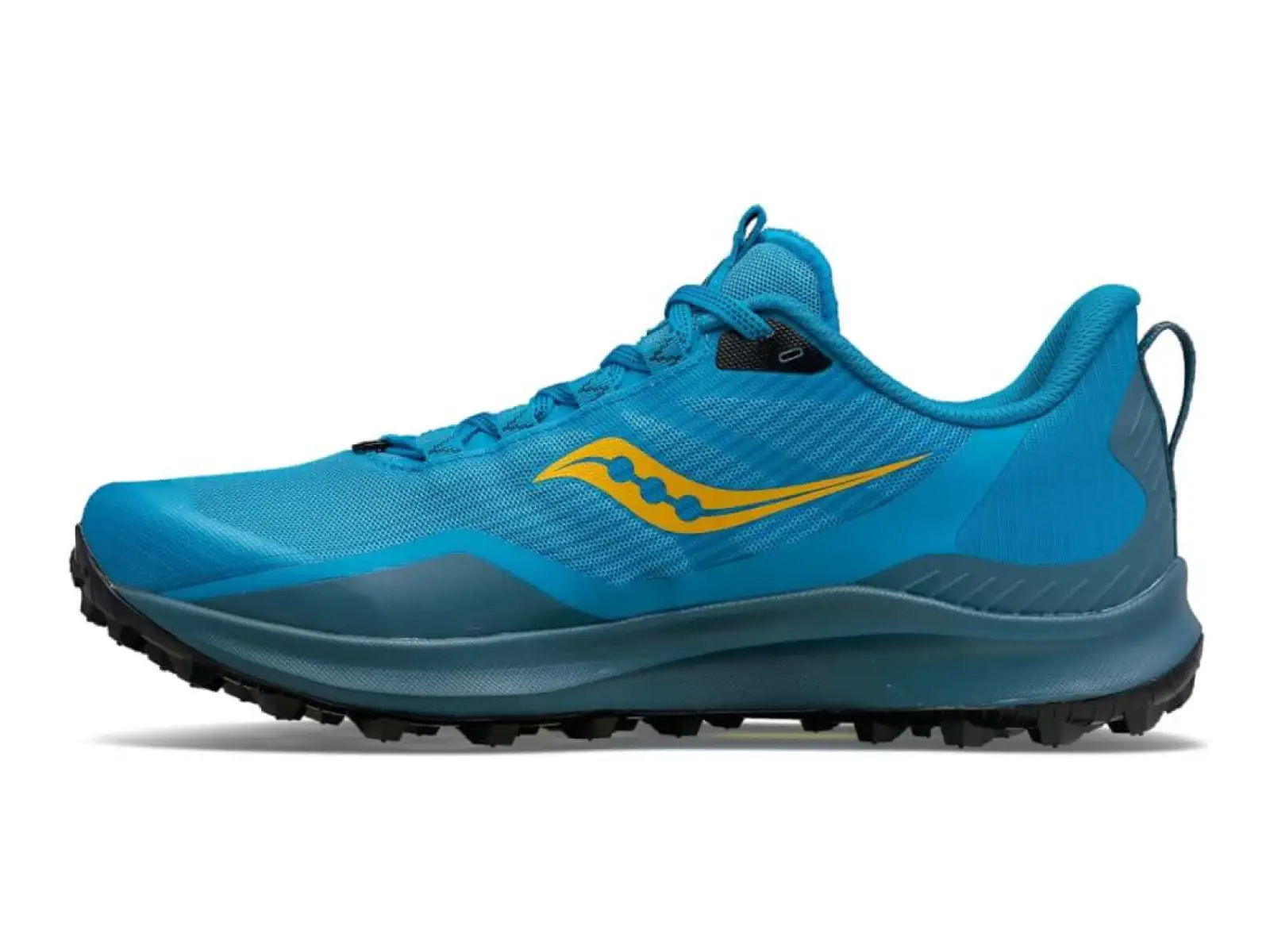 Saucony Peregrine 12 Herren Laufschuhe Ocean/Schwarz