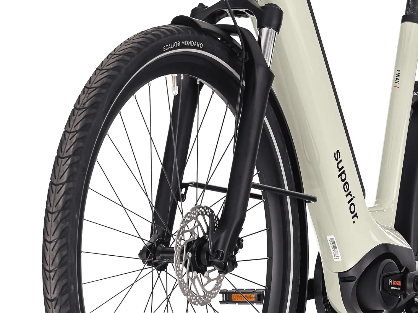 Superior eWAY 6.4 Stadt-E-Bike Gloss Soft Green