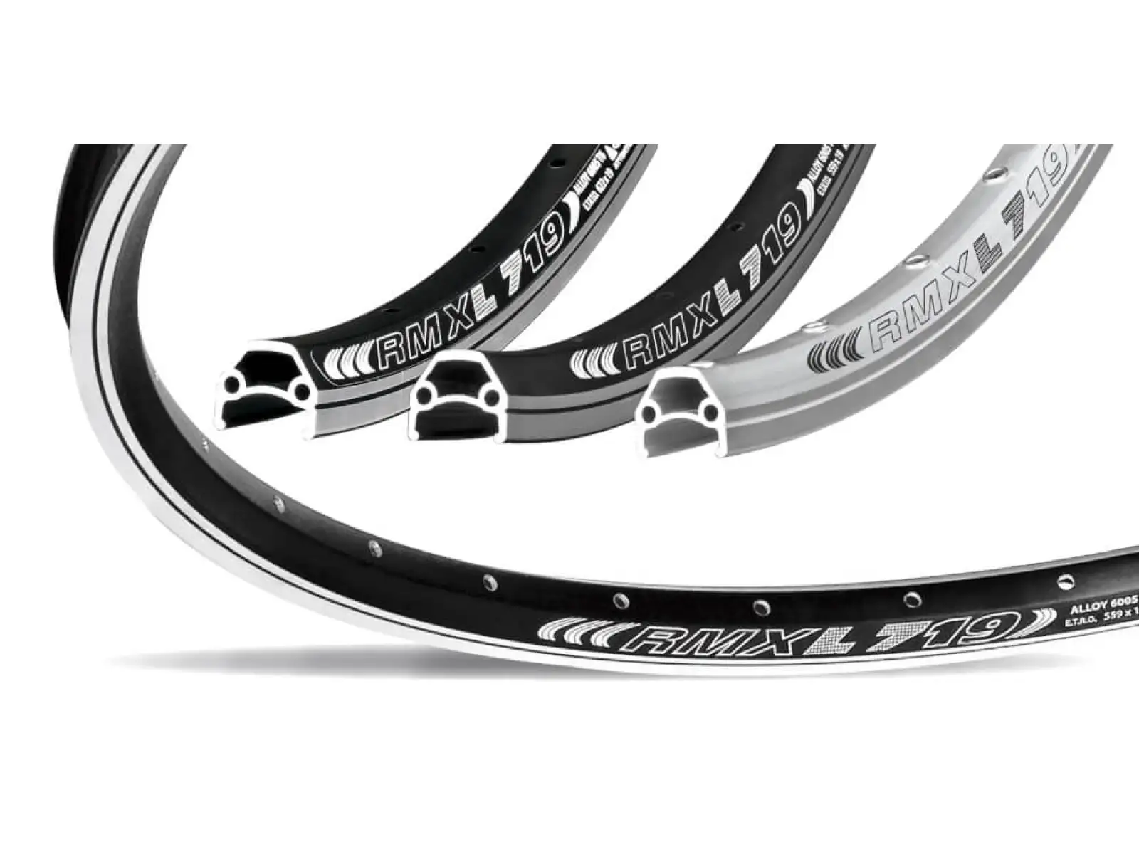 Remerx Dragon Line 719 Felge TREKING V-break, silber