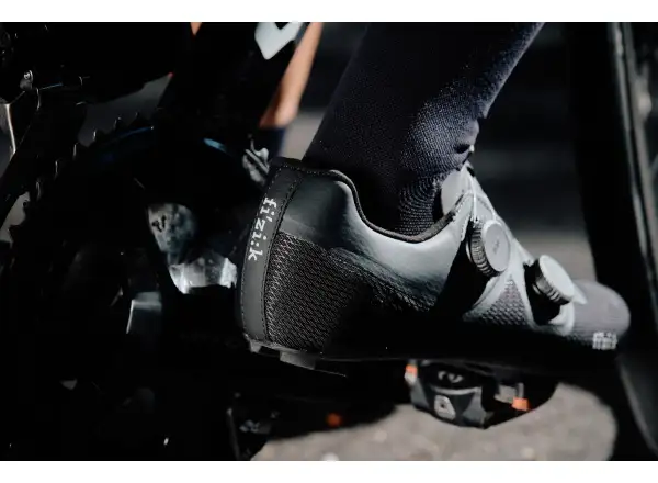 Fizik Tempo Lyra Rennradschuhe Coal Black/Black