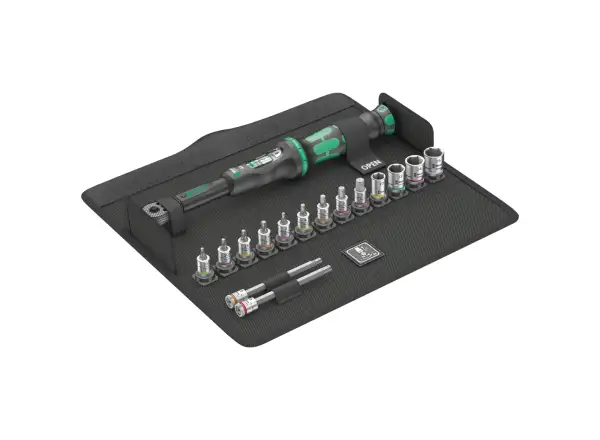 Wera Bicycle Set Torque 1 Click-Torque 1/4" 2,5-25 Nm Drehmomentsatz 16 Teile