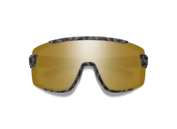 Smith Wildcat Brille Mate Grau/Marmor/ChromaPop Polarized Bronze-Spiegel