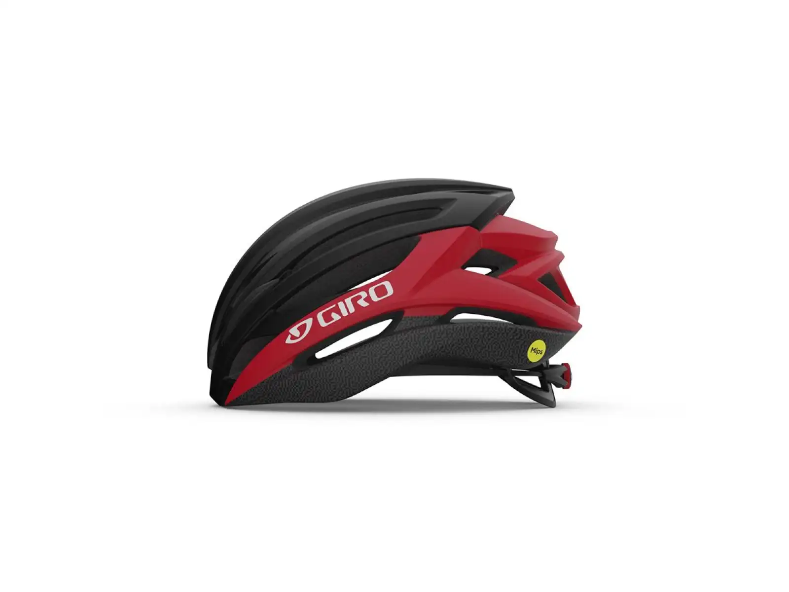 Giro Syntax MIPS Rennradhelm matt schwarz/hellrot