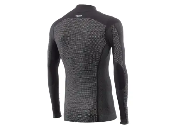 SIXS TS3 V2 Funktionsshirt mit langarm und Stehkragen carbon schwarz