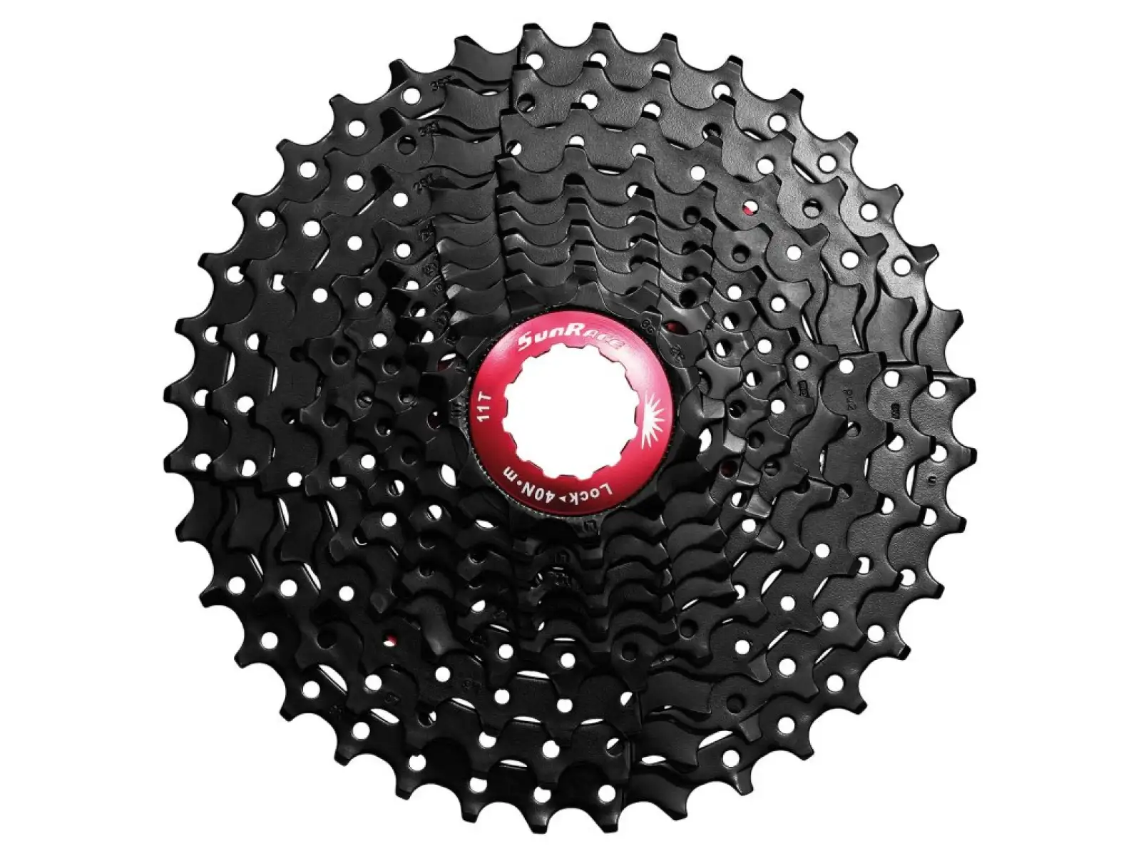 Sunrace CS-RX1 Schwarze Rennradkassette 11sp. 11-36 Z.