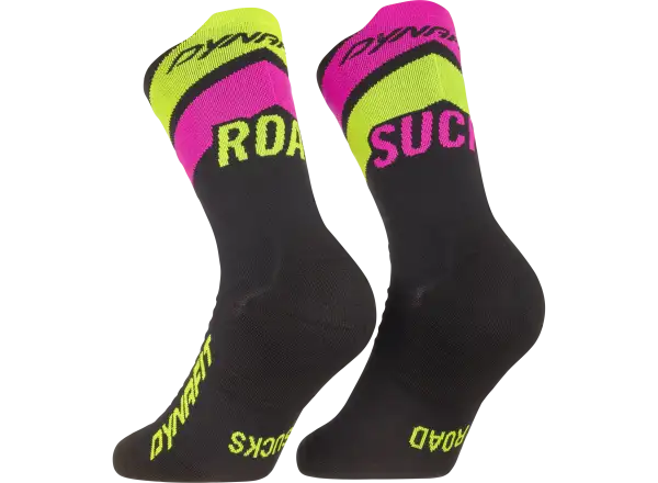 Dynafit Ultra Crew Laufsocken Black Out/Ultra Yellow