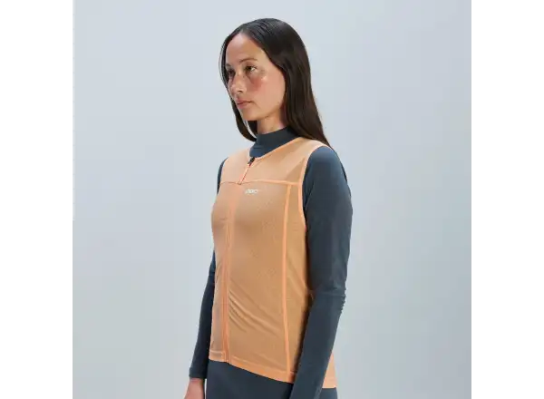 POC VPD Air Vest Damen Schutzweste Apricot Sunstone