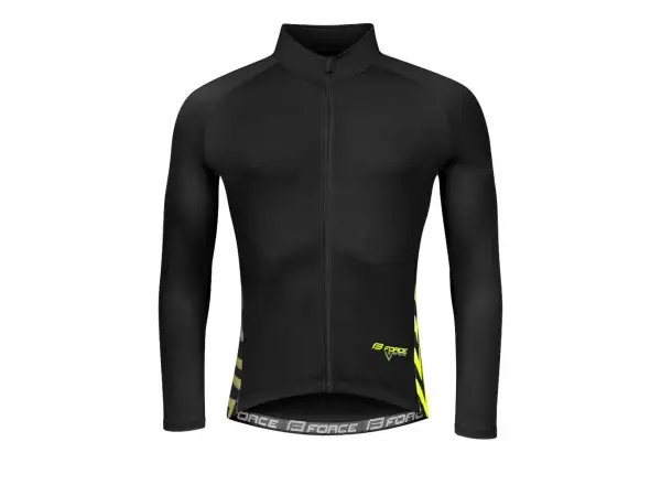 Force Spike Herren Langarm-Shirt Schwarz/Fluoreszierend