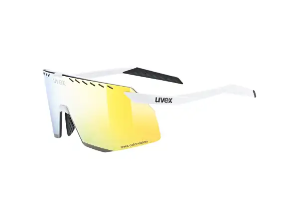 Uvex Pace Stage CV Brille White Matt/Mir. Gold