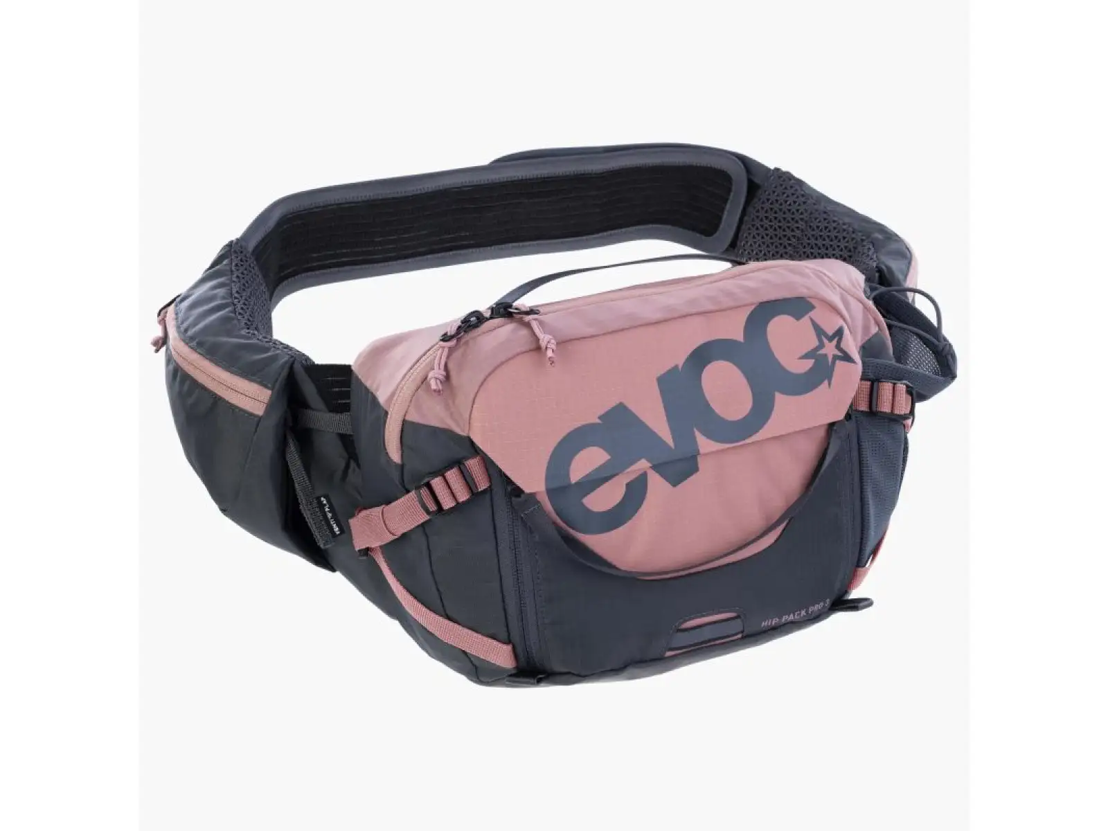 Evoc Hip Pack Pro 3 l Hüfttasche in Dusty Pink/Carbon Grey.