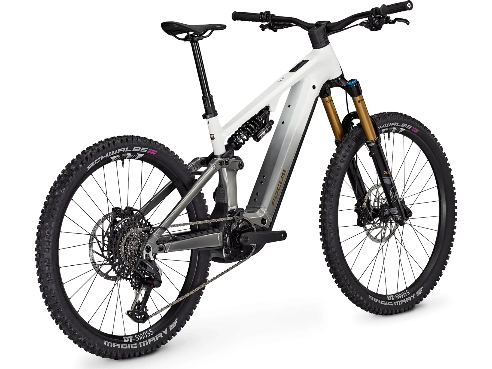 Focus E-Mountainbike – SAM2 6.9 800 Wh White/Steelgrey