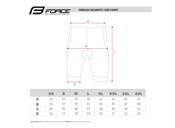 Force B30 Shorts mit hoher Taille mit Polsterung Schwarz/Fluo