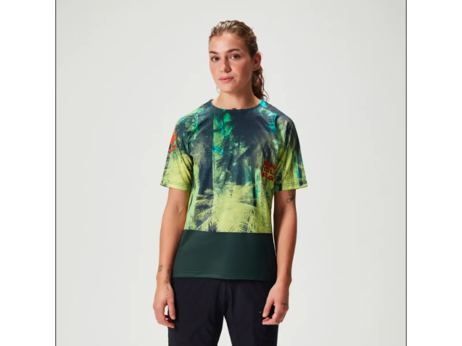 Endura Tropical Tee Print LTD Damen T-Shirt kurzarm Ghillie Green